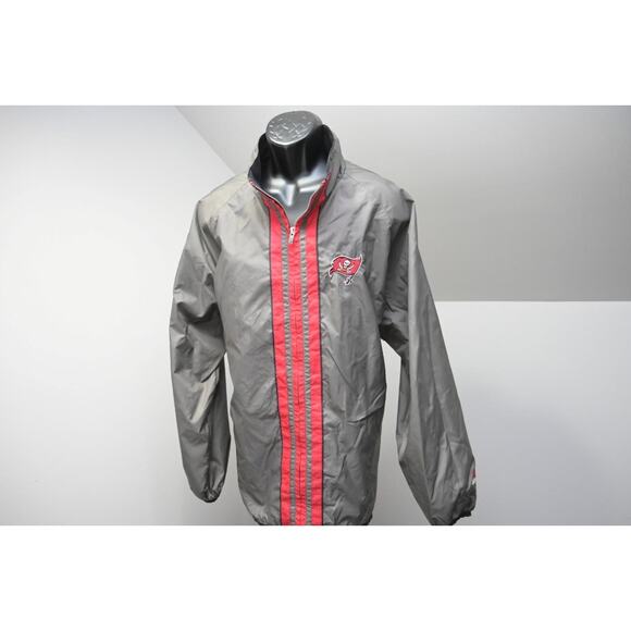 VTG Adidas Windbreaker Lined Track Jacket NFL Tampa Bay Buccaneers Mens Size XL - Picture 2 of 14